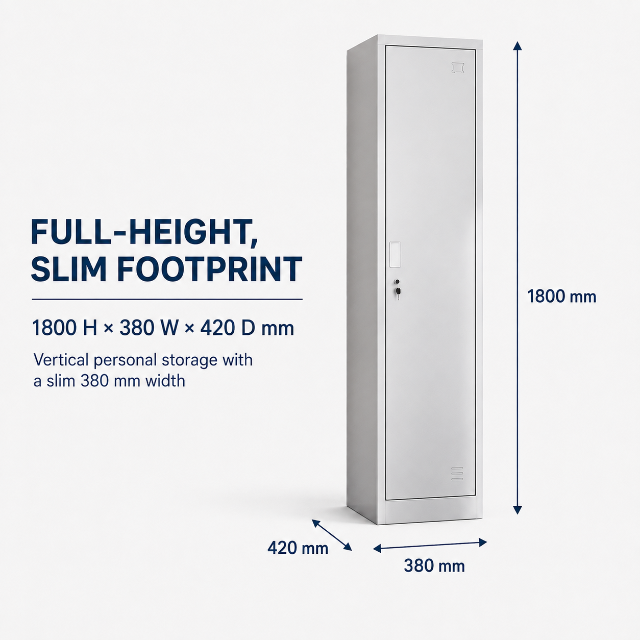TreeJar Single door locker Skyland STEL  SSL-1 - view 5